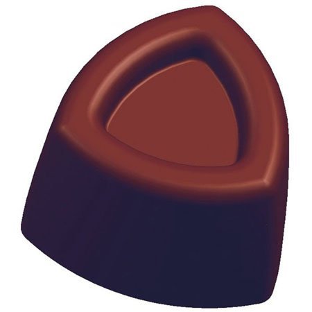 Fat Daddio's Dimpled Convex Triangle Polycarbonate Candy Mold 21-Piece Tray