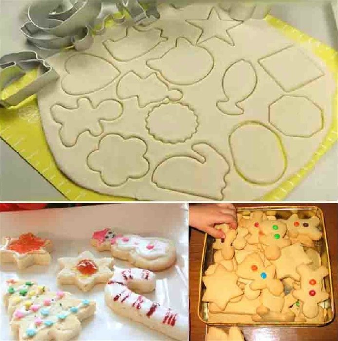SNW DIY Cartoon Biscuit Cookies Mold Tool Cookie Cutter,Set of 9 N2