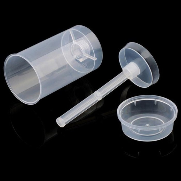 12 PCS Plastic Round Shaped Clear Push-Up Cupcake Cake Pops Push Pop Containers Shooter with Lid N3