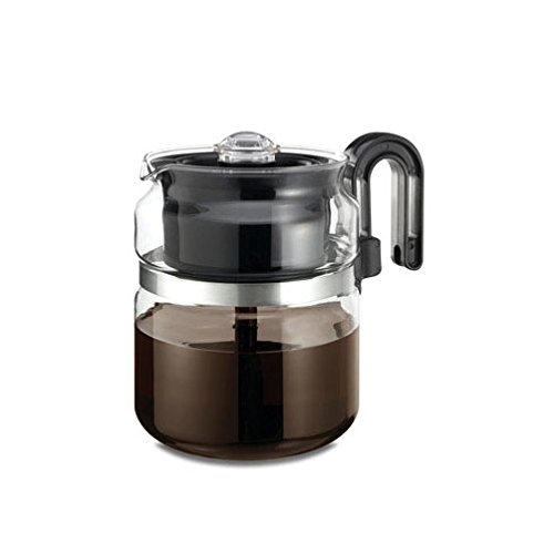 One-All Percolator 8 cups Black/Silver-Mfg# PK008 - Sold As 2 Units