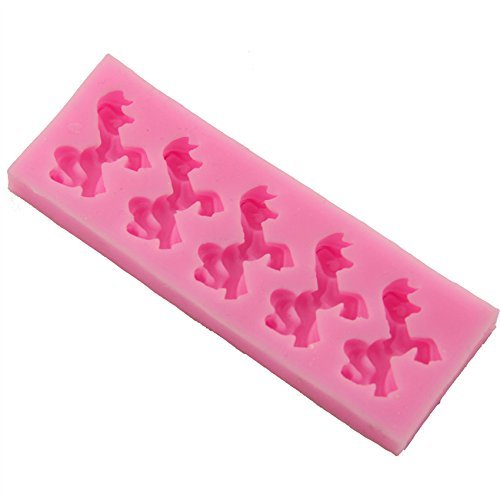 Let'S Diy Pony Horse Shape Silicone Cake Molds Non-Stick Fondant Sugar Jelly Ice Lace Moulds Kitchen Accessories N4