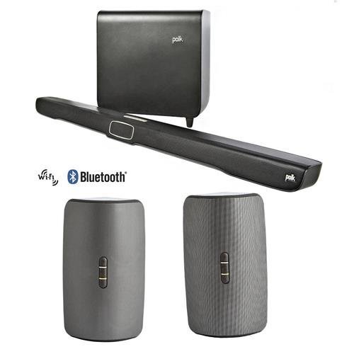 Polk Audio Omni SB1 Plus Premium Home Theater Sound Bar with Wireless