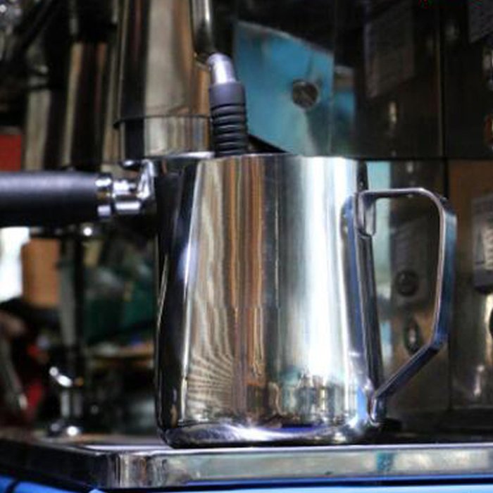 HUPPYNUTS STEAMING PITCHER Stainless Steel Frothing Pitcher with Measurements for Espresso Machines, Lattes, 33... N2