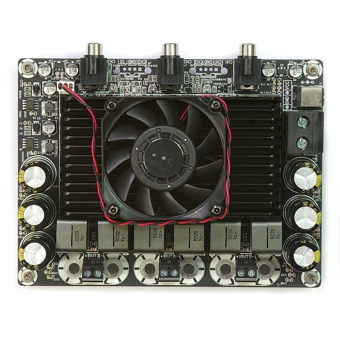 3 X 400Watt Class D Audio Amplifier Board - T-AMP