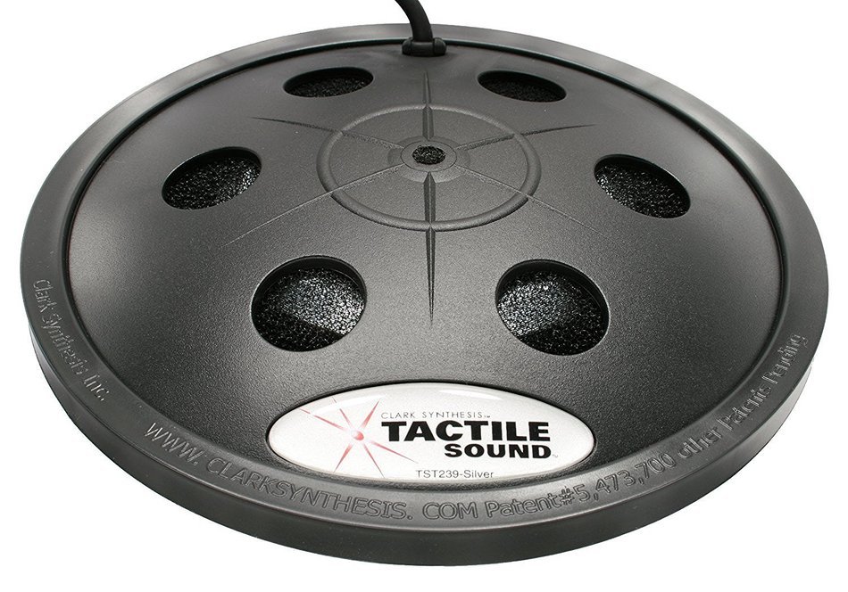 Clark Synthesis TST239 Silver Tactile Transducer Bass Shaker N4