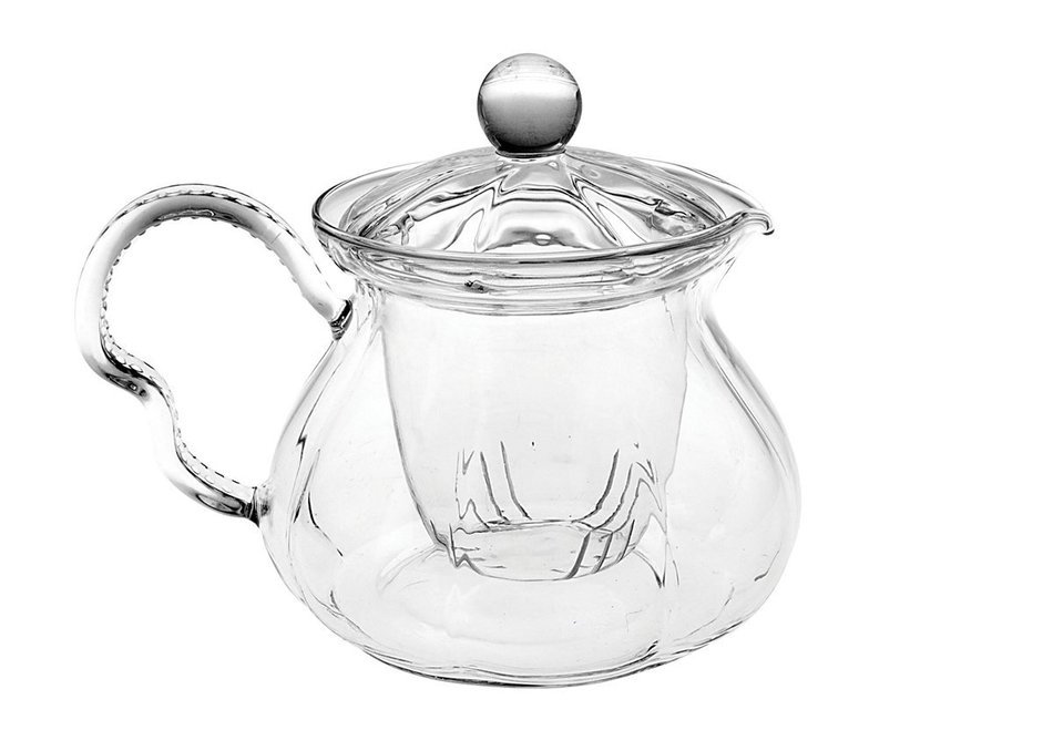 Tea gift Glass Teapot Duo, 16oz/470ml with Fab Flowering Tea (2 Blooms) N18