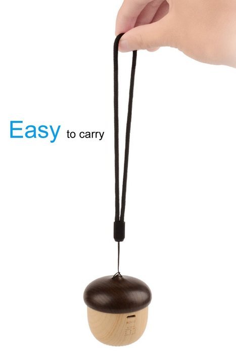 Nuts Outdoor Speakers,MindKoo Cute Portable Wireless Bluetooth Mini Outdoor Subwoofer Hands-Free with Mic Nuts... N5