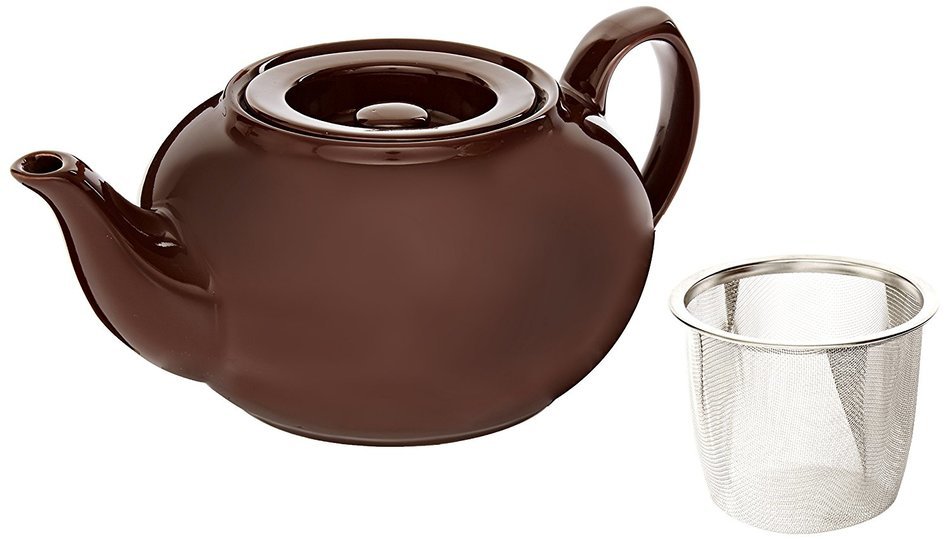 Adagio Teas PersonaliTea 24-Ounce Ceramic Teapot with Infuser Basket - 2 Pack (cups not included) N2