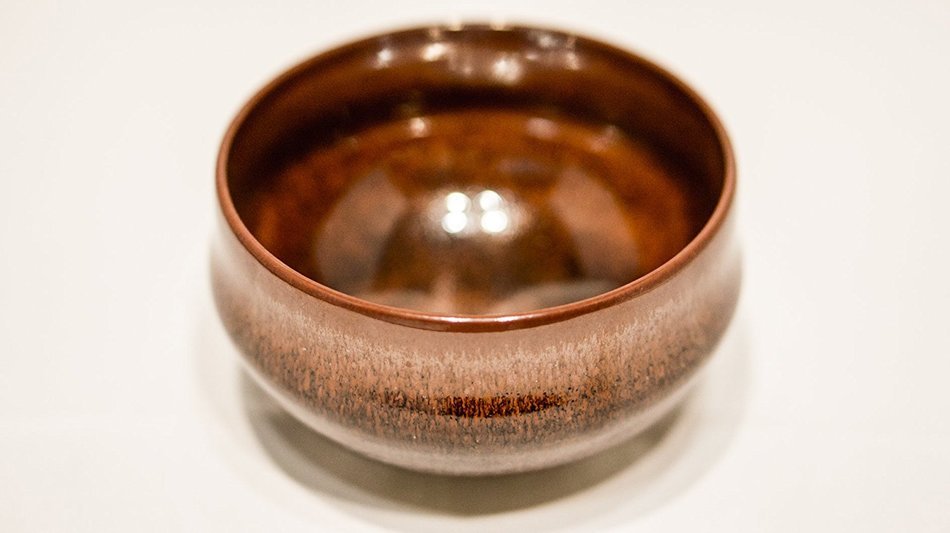 Matcha bowl chawan Hagiyaki brown-red Artist Artwork N9