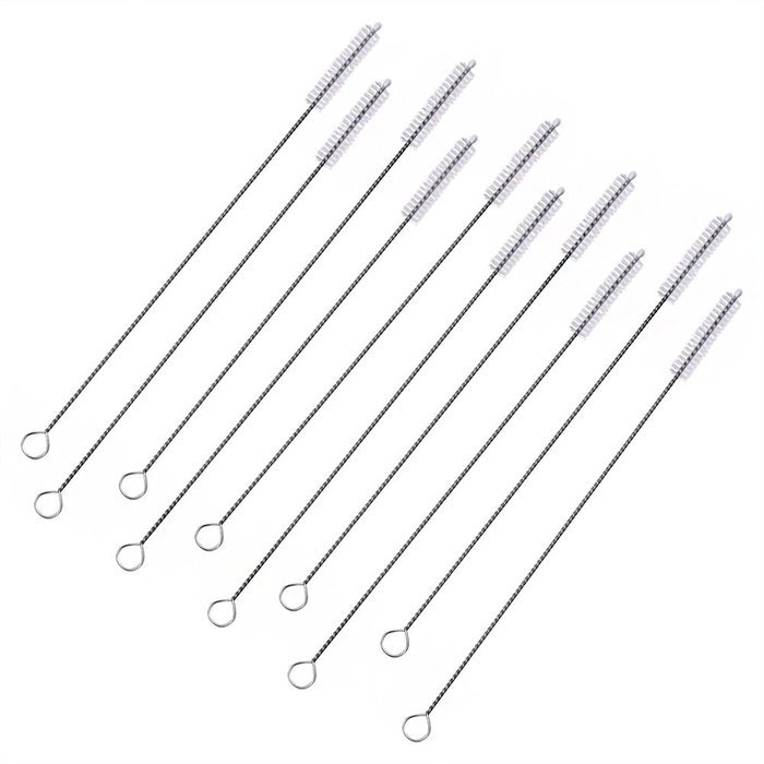 eBoot 6.88 Inch Nylon Bottle Brush Tube Brush Pipe Cleaning Brushes, 10 Pieces N4