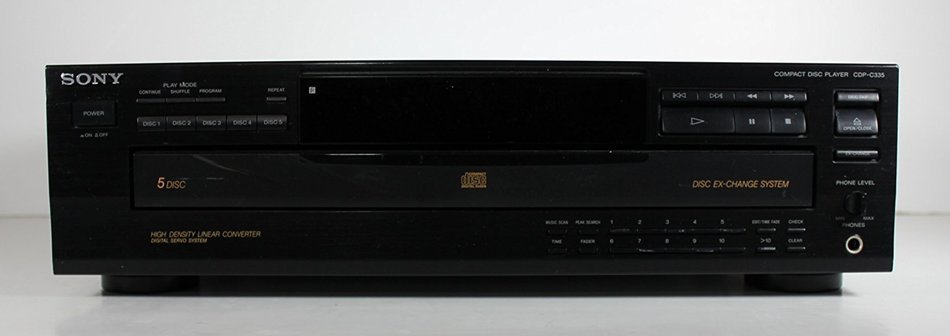 Sony CDP-C335 5 Disc CD Changer Player Compact Disc Multi Player