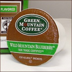 Green Mountain Coffee WILD MOUNTAIN BLUEBERRY 72 K-Cups for all Keurig Brewing Systems