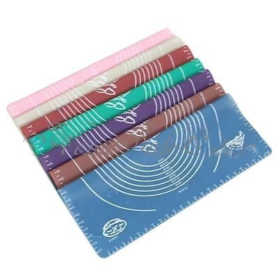 Silicone Rolling Cut Mat Fondant Clay Pastry Icing Dough Cake Tool Sugarcraft