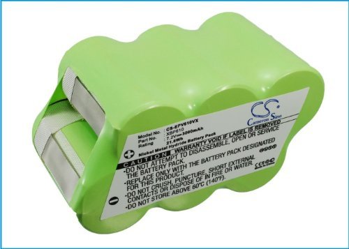 Battery2go Battery fit to Euro-Pro XBP610, Shark UV614H, Shark UV610BL, Shark UV610DT, Shark UV610C N3