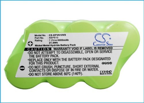 Battery2go Battery fit to Euro-Pro XBP610, Shark UV614H, Shark UV610BL, Shark UV610DT, Shark UV610C N4