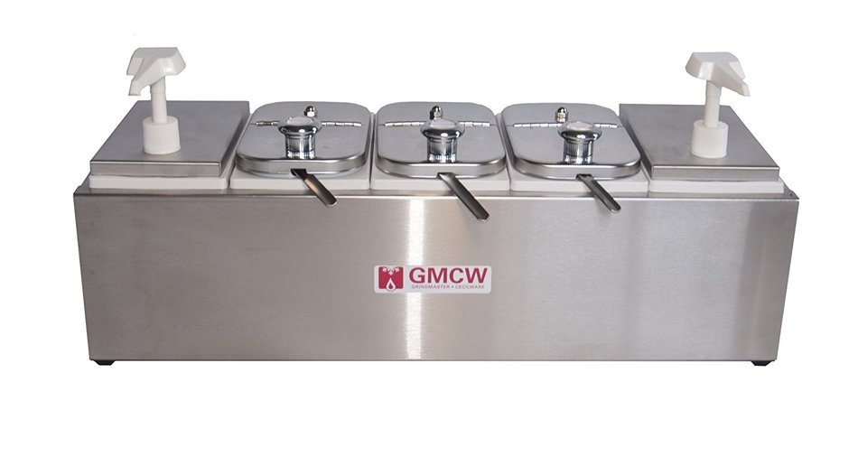 Grindmaster Cecilware 544EC Serving Stations Combination with 2 Economy Pumps/5 Crushed Fruit Jars/3 Covers/3...