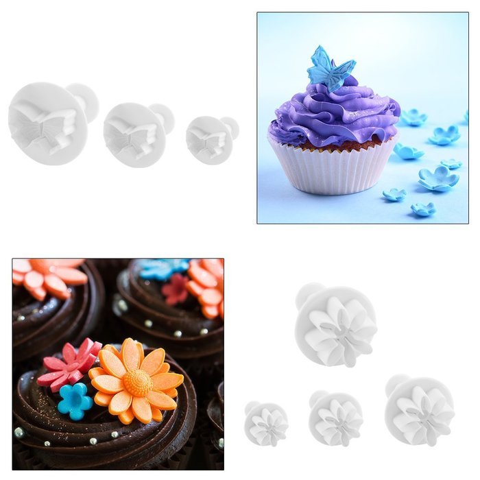 XCSOURCE 46pcs 3D Fondant Mould Chocolate Cookie Baking Mold Cake Decorating Sugarcraft DIY Tool HS323 N7
