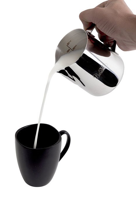 BEST 2016 Professional Quality 20 Oz/600 mL Stainless Steel Steaming Milk Frothing Pitcher N6