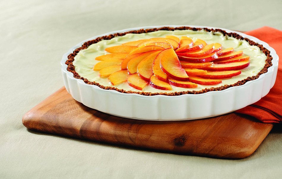 Wilton Perfect Results Professional Stoneware Tart Quiche Baker, 10-1/2-Inch N2