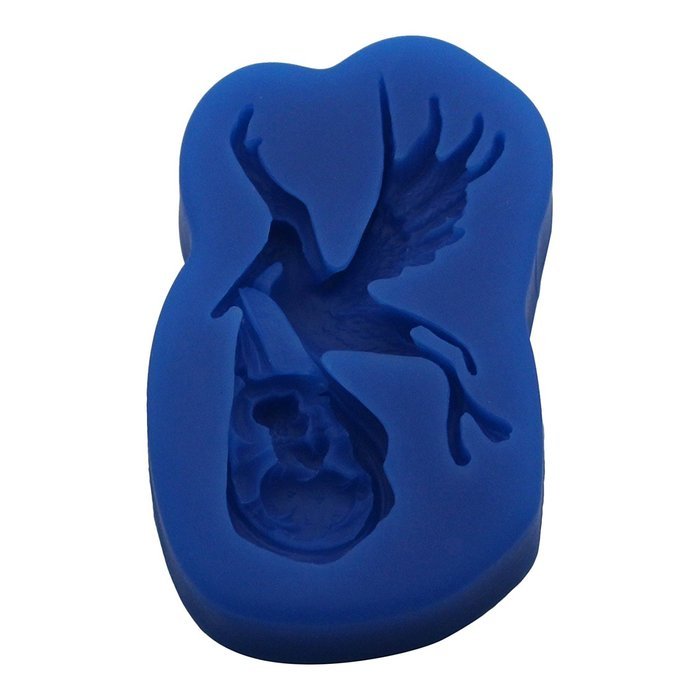 First Impressions Molds B230 Silicone Mold, Stork N2