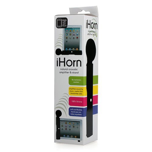 Gen Portable Silicone Acoustic Horn Stand Amplifier Speaker For iPad 3. N7