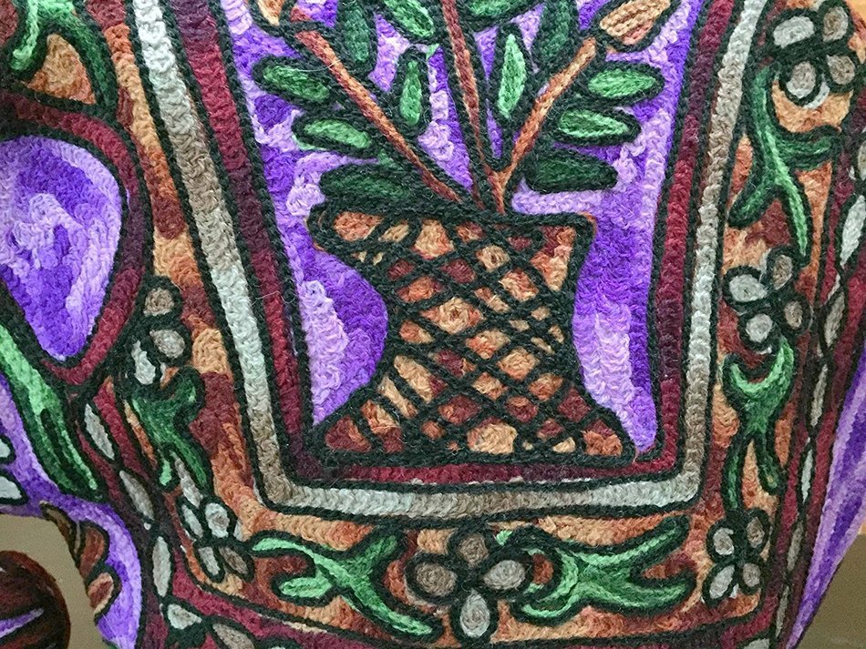Elephant Quilted Tea Cozy/Embroidered French press cosy/Teapot/cafeti&egrave;re/coffee plunger/kettle/percolator/server... N7