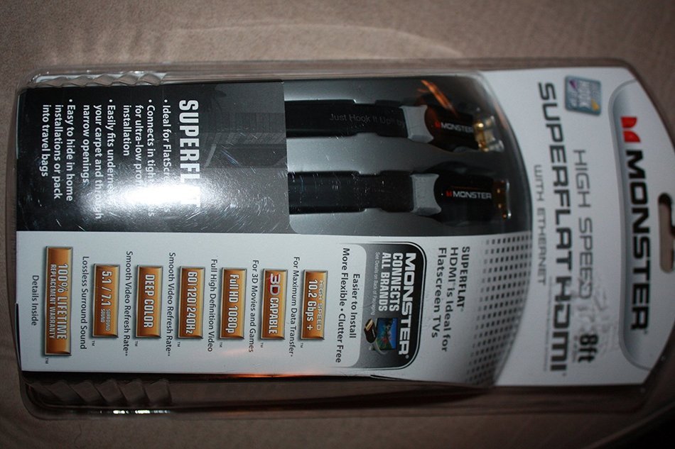 Monster High Speed Superflat Hdmi with Ethernet N3