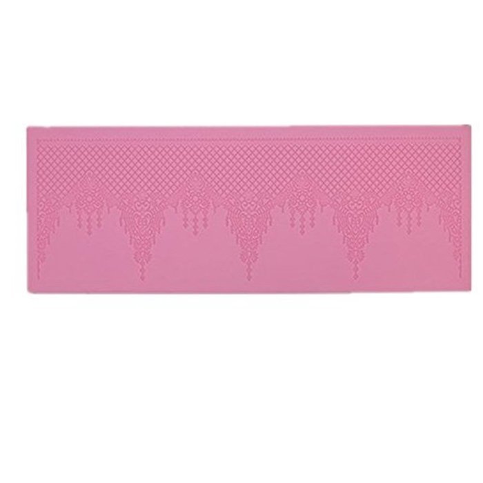 JUMUU Large Silicone Cake Lace Mat Cake Decoration Sugar Craft Tools of Bakeware- Ophelia Lace Mat