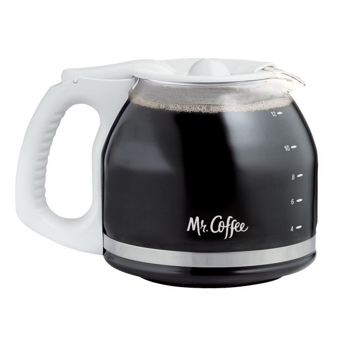 Mr. Coffee PLD13-NP 12-Cup Glass Carafe, White N2
