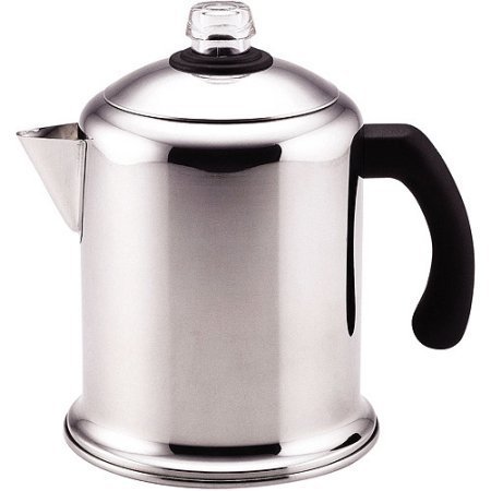 8 Cup Percolator , Polished stainless steel for beauty and durability. N2