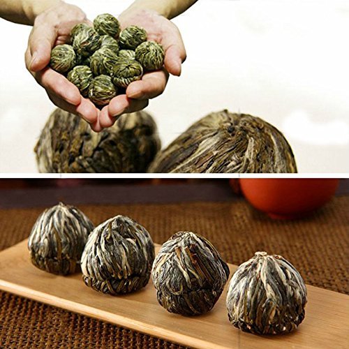Shuxen(TM) 20 X Different Handmade New Designed Beautiful Blooming Flower Green Tea Ball #48430