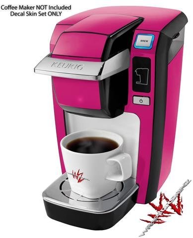 Solids Collection Hot Pink (Fuchsia) - Decal Style Vinyl Skin fits Keurig K10 Mini Plus Coffee Makers (KEURIG... N2
