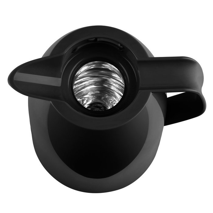 Emsa Mambo High Impact Plastic Thermal Carafe with Glass Liner, 51 oz, Black N5