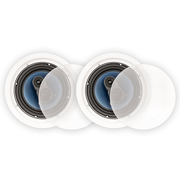 Blue Octave Home RC83 Round In-Ceiling Speakers (White)