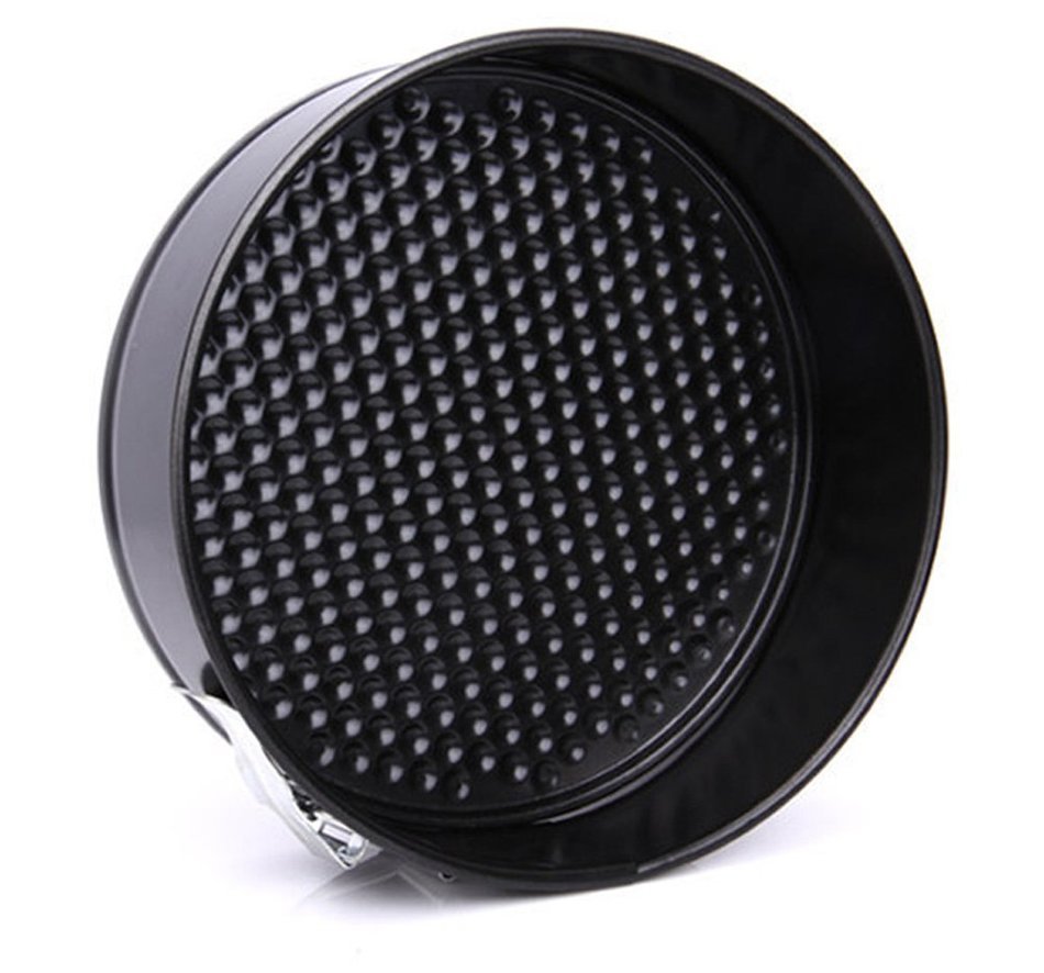 Round Cake Pan Molds for Baking 9 Inch Black Stainless Steel Baking Pan Durable Non-stick Durable Leakproof Bakeware... N8
