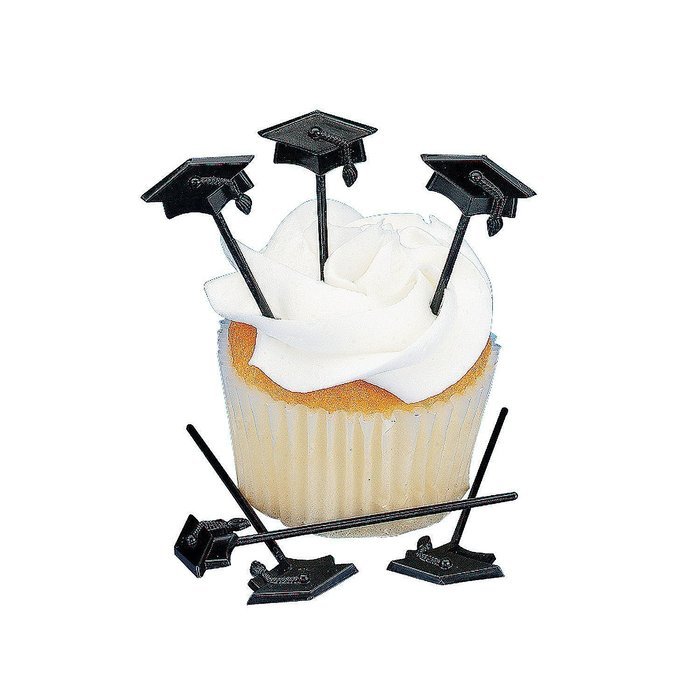 72 pc Graduation Cupcake or Appetizer Picks