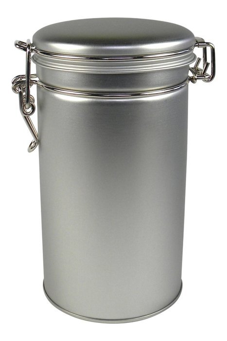 PureTea Latching Tea Tin, Tea Canister, Spice Storage Tins, Coffee Canister, Loose Leaf Tea, Stainless Steel Canister... N14