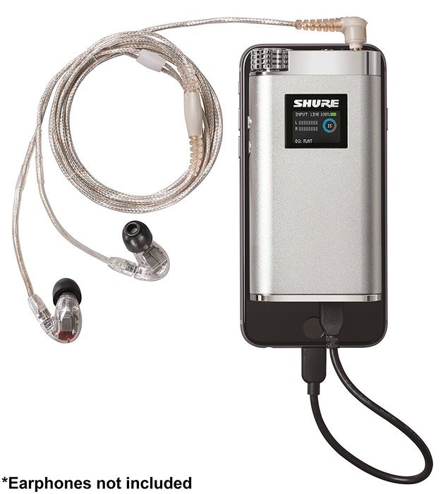 Shure SHA900 Portable Listening Amplifier with USB DAC and Customizable EQ Control N5