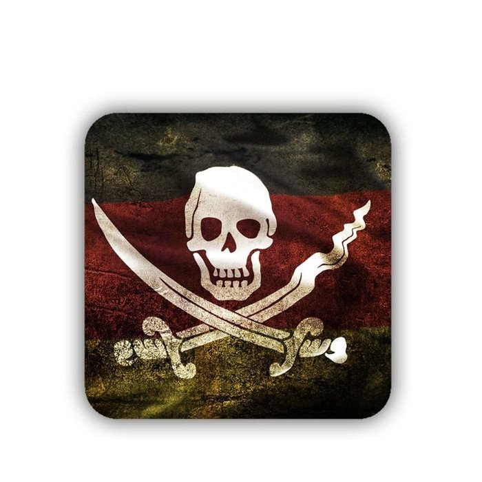 Generic Mdf Material Have Flag Cup Mat Unique N8