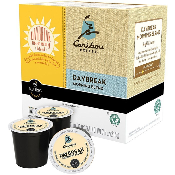 Keurig K-Cup Caribou Coffee 108-ct. Daybreak Morni