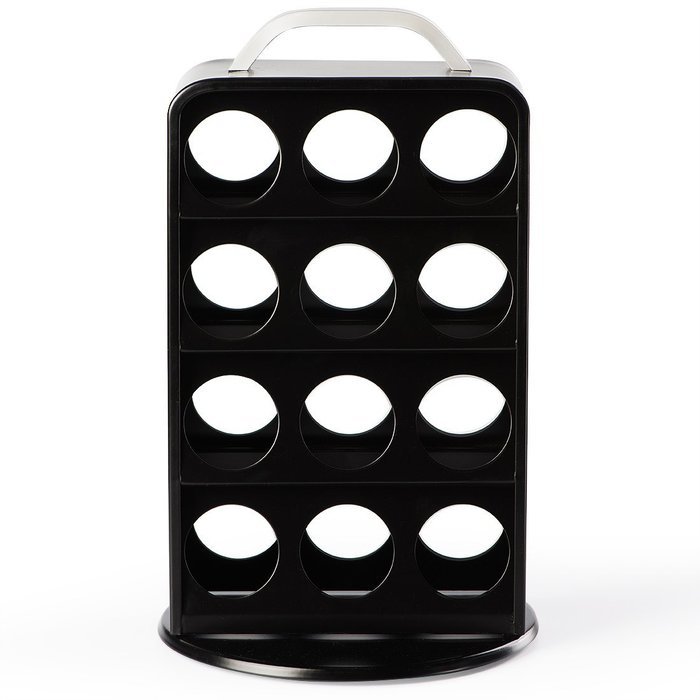 Coffee Pod Holder, Oak Leaf Keurig K Cup Holder Carousel Tower Storage Display Rack Holds 24 K-cup Packs N2