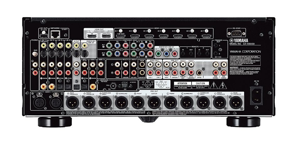 Yamaha CX-A5000 AVENTAGE Series 11.2 Channel AV Pre-Amplifier and MX-A5000 11 Channel Power Amplifier Bundle
