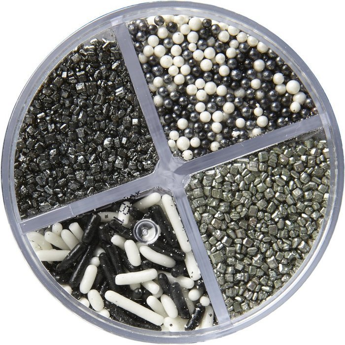 Wilton 710-1261 Silver Pearlized Sprinkles Mix