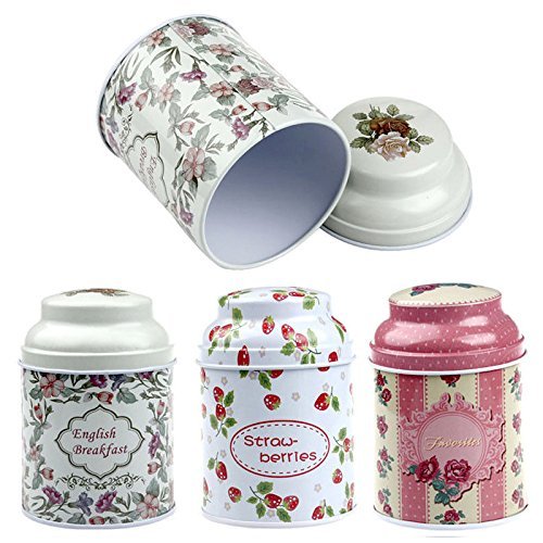 Floral Storage Box - SODIAL(R)Fashion Metal Candy Trinket Tin Jewelry Iron Tea Coin Storage Square Box Case N4
