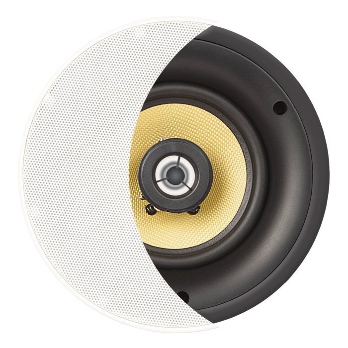 OSD Audio ACE650MK 6.5-inch Kevlar 90-Watt Trimless Thin Bezel In-Ceiling Speaker, Pair
