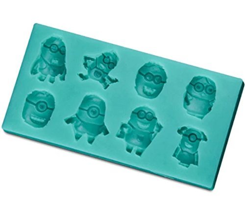 Topnew-Candy Cavity Silicone Chocolate Mold Candy and Gummy Moulds Minions H2365 N6