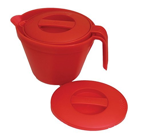 Kuhn Rikon 20470 Microwave Cookware, Small, Red N7