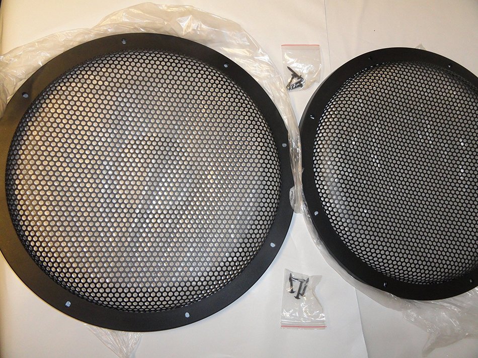 Pair 15 Inch Classic Beehive High Excursion Subwoofer Speaker Grills