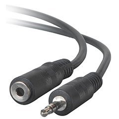 3.5mm Stereo Male to Female Extension Cables 6 ft.