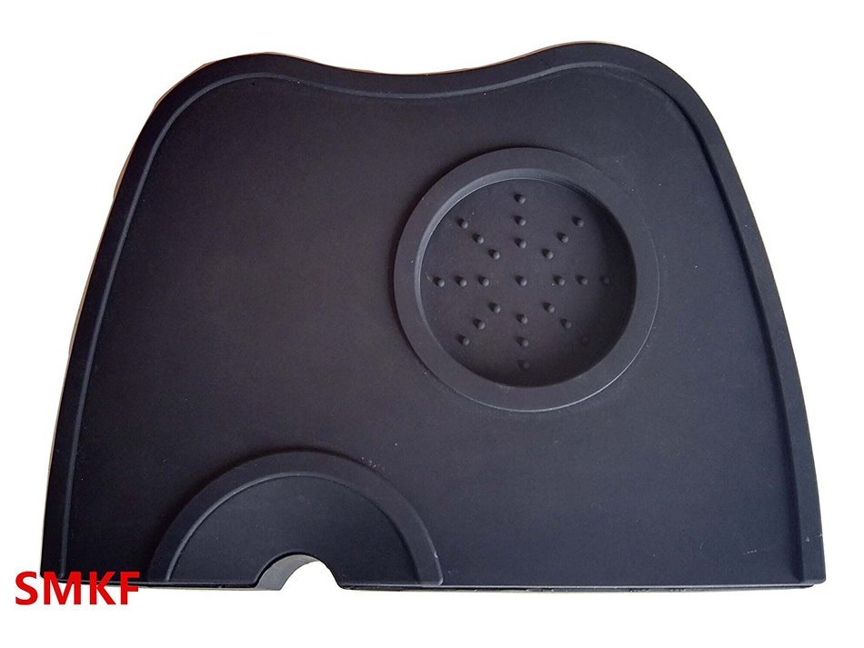 SMKF Espresso Tamping Mat Tamper Holder Dropped Edge Corner Silicone Non-Slip Barista